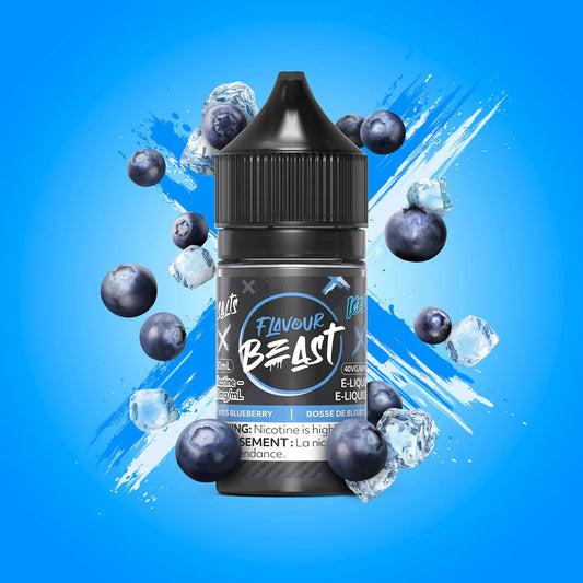 Flavour Beast Salts Iced E-Liquid - Boss Blueberry 30ml