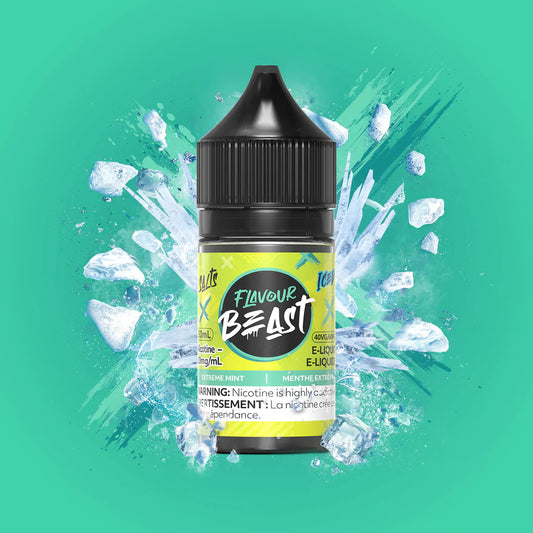 Flavour Beast Salts Iced E-Liquid - Extreme Mint 30ml