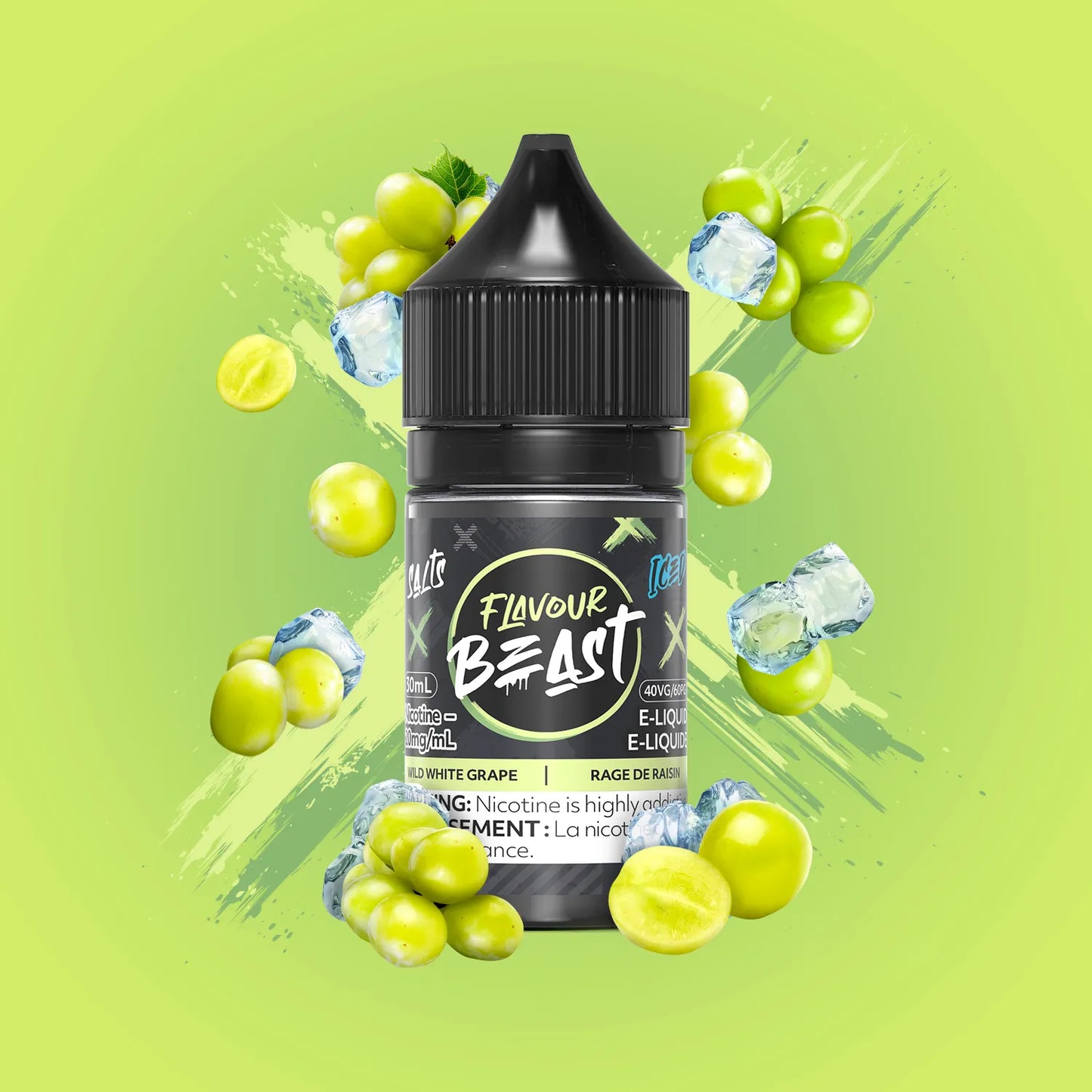 Flavour Beast E-Liquid | Wild White Grape Iced (30mL)