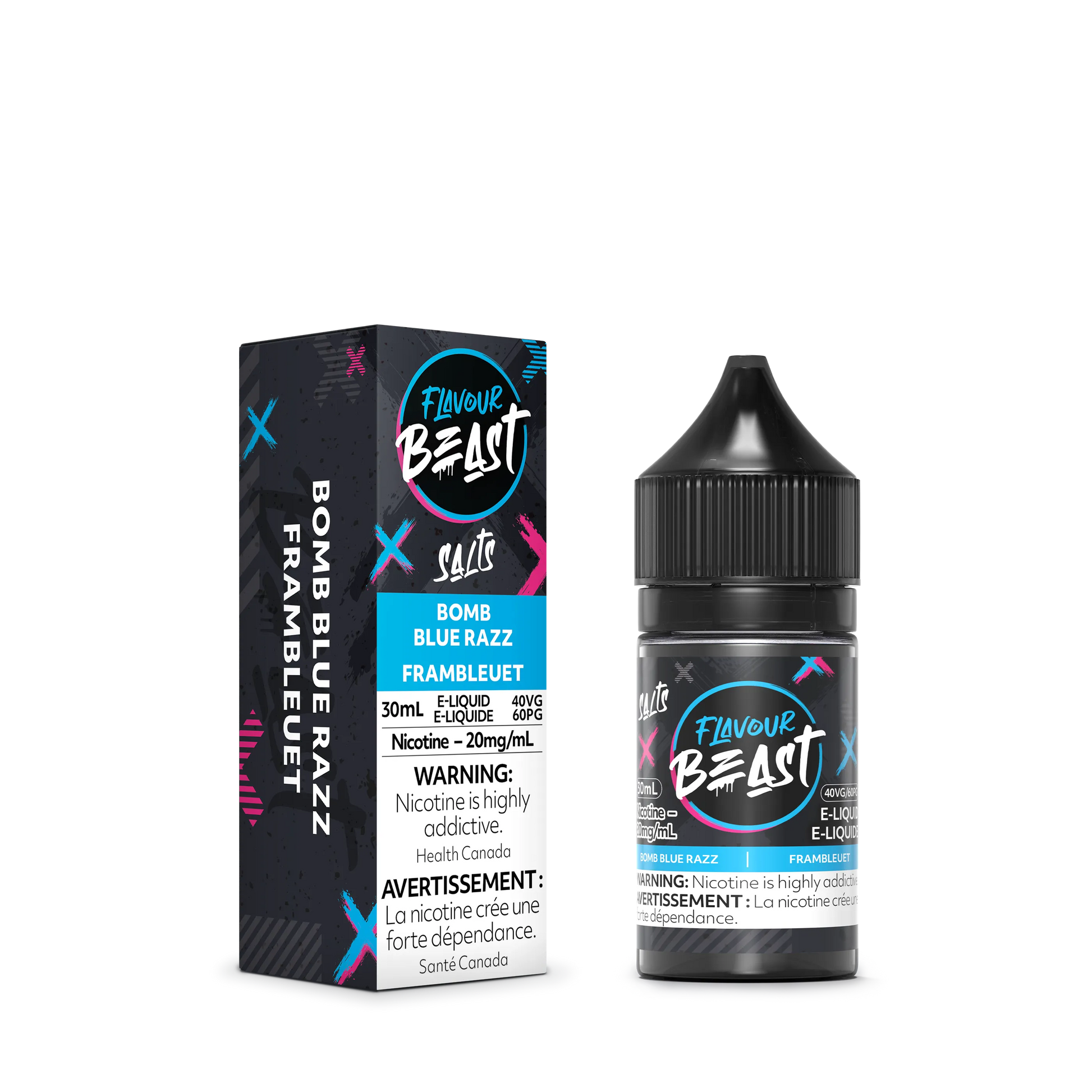 Flavour Beast E-Liquid â€“ Boss Blueberry Iced (30mL)