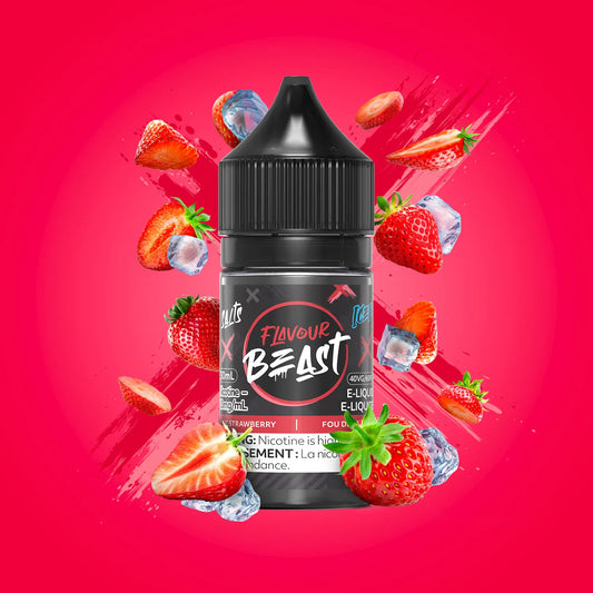 Flavour Beast E-Liquid â€“ Sic Strawberry Iced (30mL)