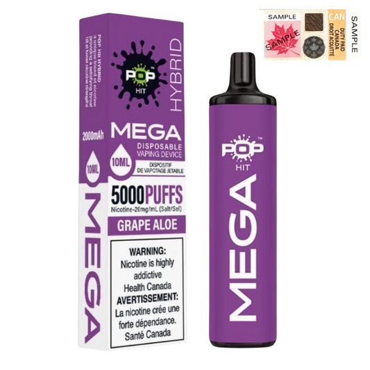 Pop Mega - Grape Aloe 5000
