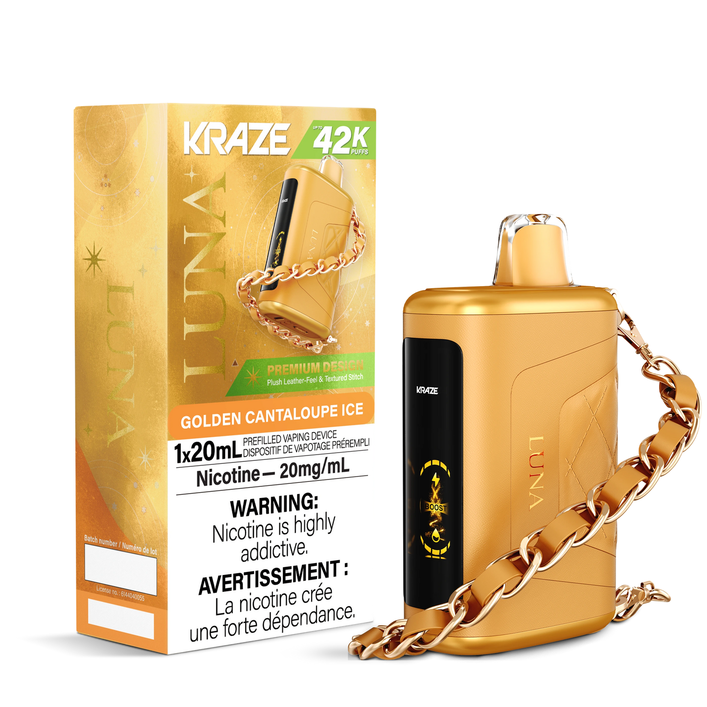 Kraze Luna Golden Cantaloupe Ice 42k