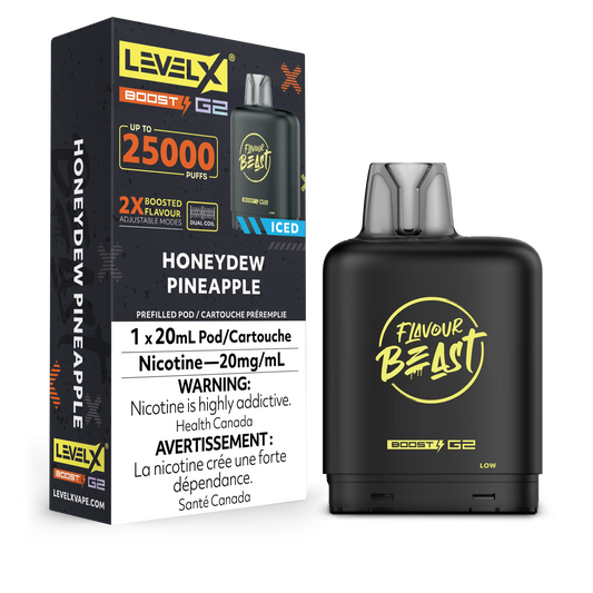 Level X FB Boost G2 Honeydew Pineapple Iced