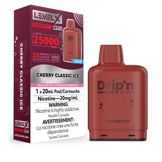 Level X Drip'n Boost G2 Cherry Classic Ice