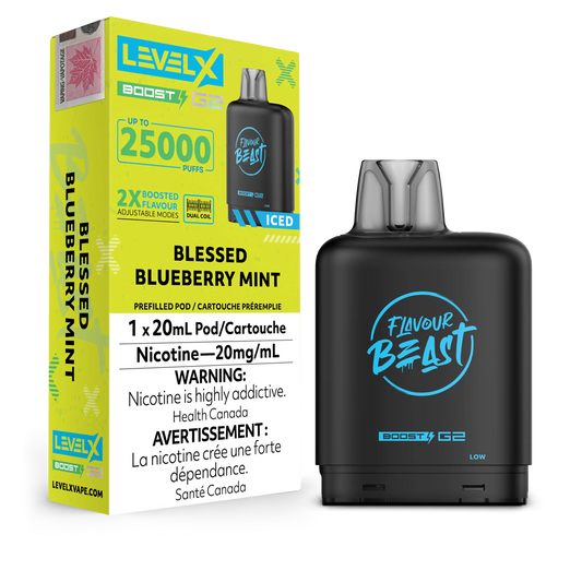 Level X FB Boost G2 Blessed Blueberry Mint Iced