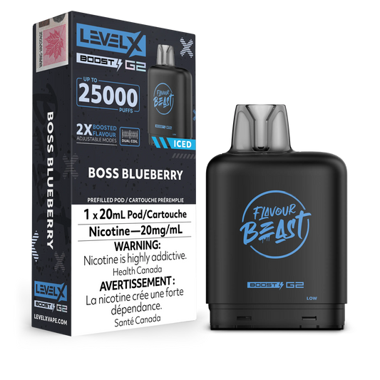 Level X FB Boost G2 Boss Blueberry Iced