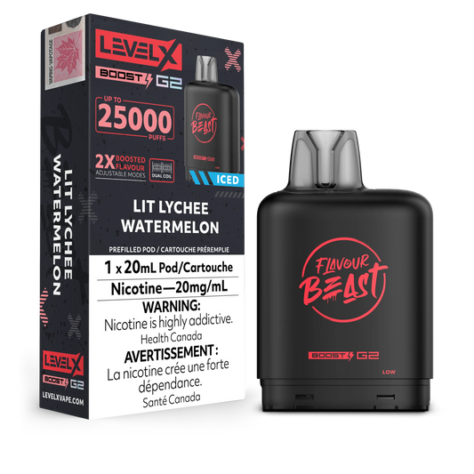 Level X FB Boost G2 Lit Lychee Watermelon Iced