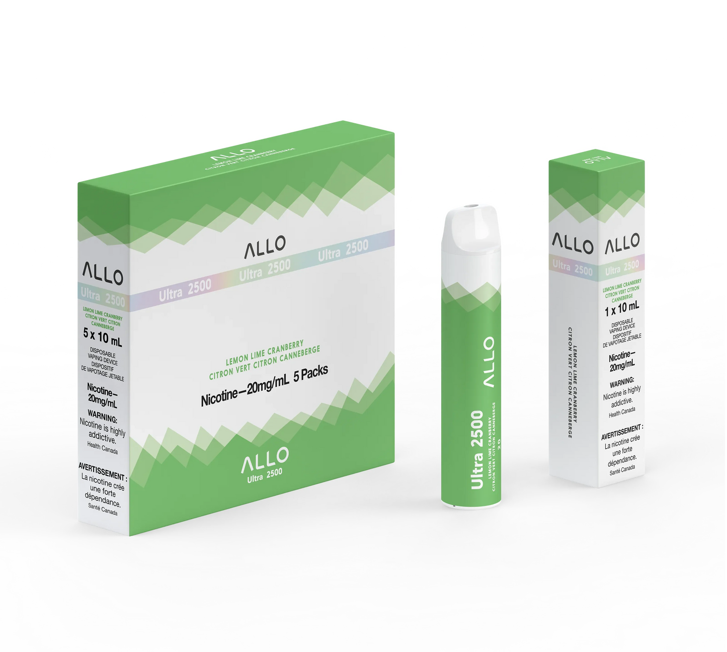 Allo Ultra Lemon Lime Cranberry