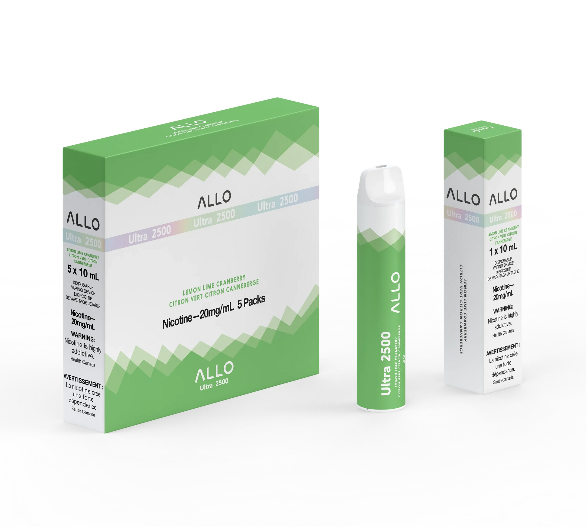 Allo Ultra Lemon Lime Cranberry
