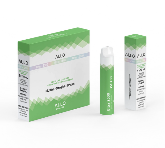 Allo Ultra Lemon Lime Cranberry