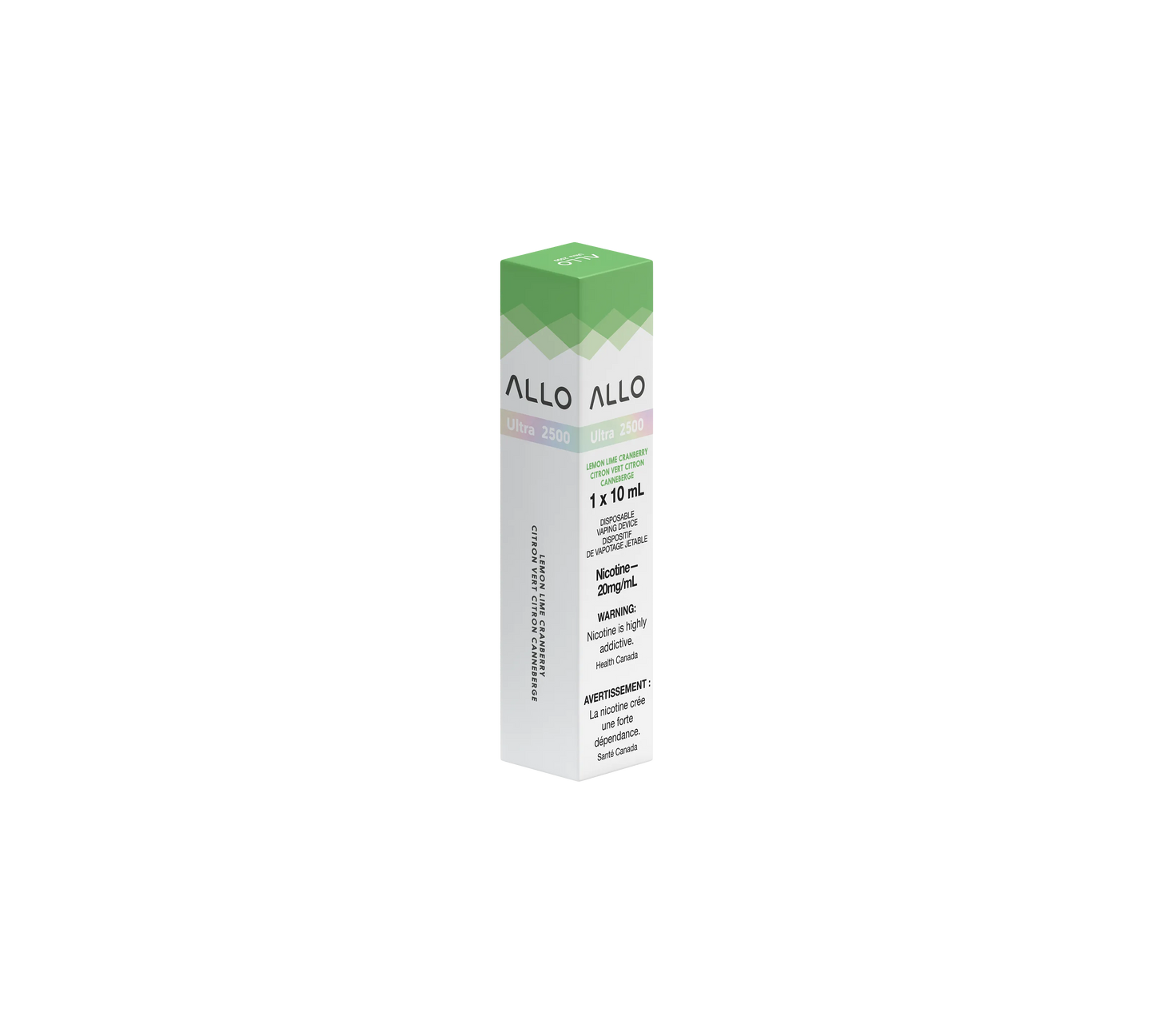 Allo Ultra Lemon Lime Cranberry 2500