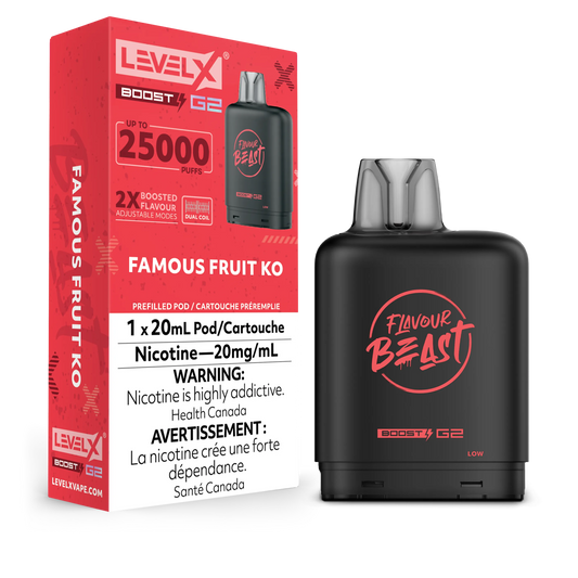Level X FB Boost G2 Famous Fruit KO