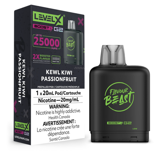 Level X FB Boost G2 Kewl Kiwi Passionfruit