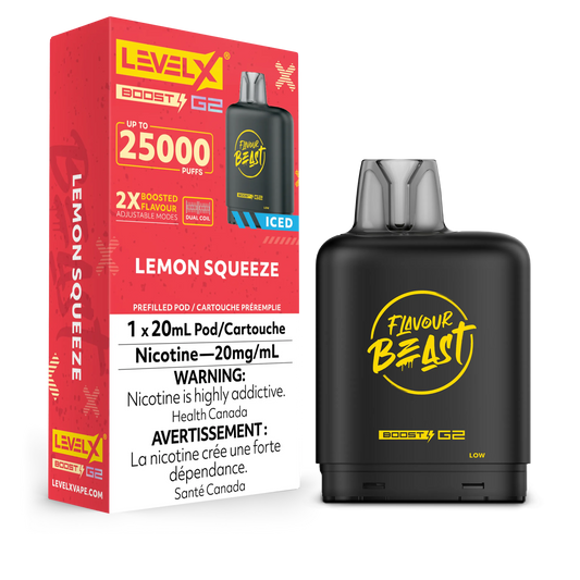 Level X FB Boost G2 Lemon Squeeze Iced