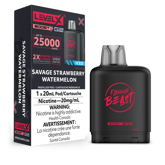 Level X FB Boost G2 Savage Strawberry Watermelon Iced