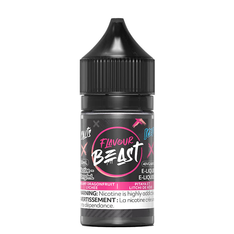 Flavour Beast Salts Iced E-Liquid - Dreamy Dragon fruit Lychee 30ml
