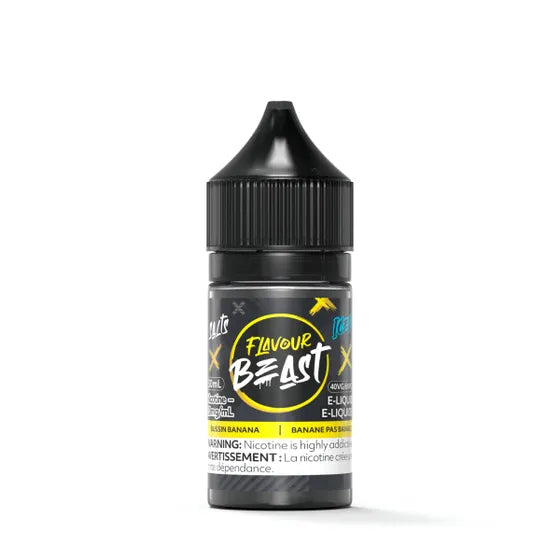 Flavour Beast Salts Iced E-Liquid - Bussin Banana 30ml